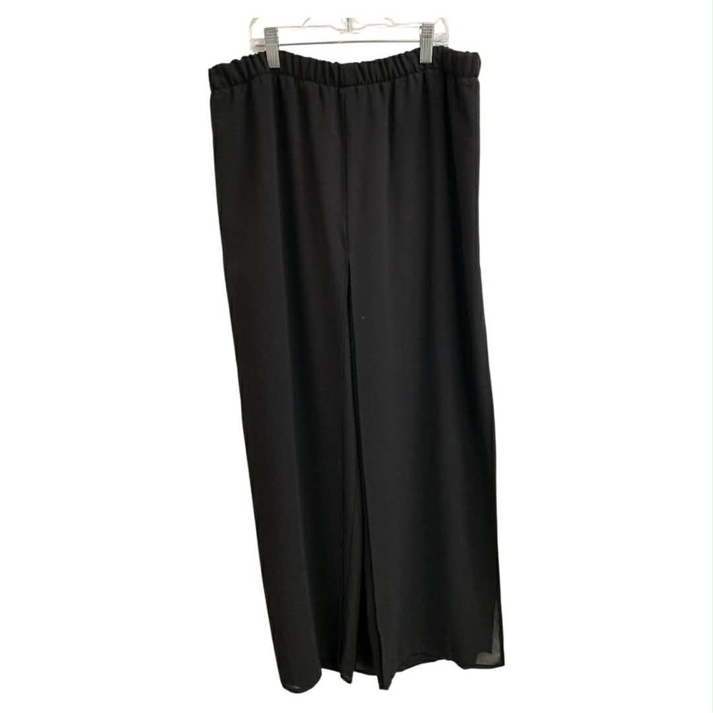 Black Wide-Leg Pants Size L